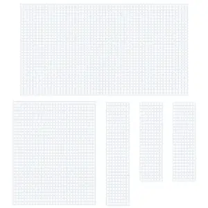 DIY Rectangle Plastic Mesh Sheet Sets