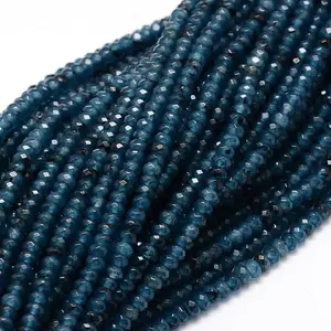 Dyed Natural Malaysia Jade Rondelle Beads Strands