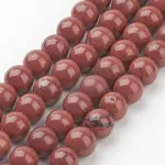 Natural Red Jasper Round Beads Strands