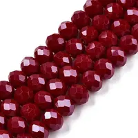 Electroplate Glass Beads Strands