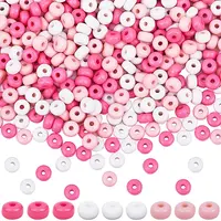 600Pcs 3 Colors Opaque Acrylic Beads