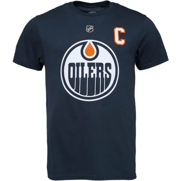 FANATICS EDMONTON OILERS - CONNOR MCDAVID Triko, tmavě modrá, velikost