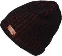 Pánská zimní čepice sherpa bono černá/červená uni