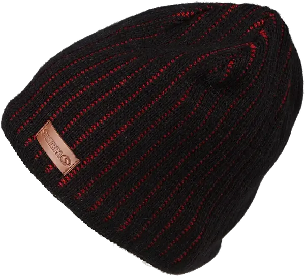 Pánská zimní čepice sherpa bono černá/červená uni