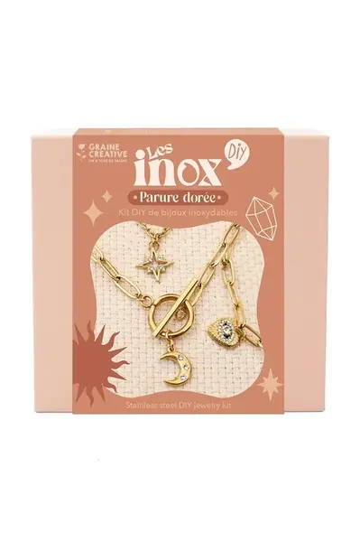 DIY sada na výrobu šperků Graine Creative Parure Dorée 11.5 x 11 x 3.5 cm více barev