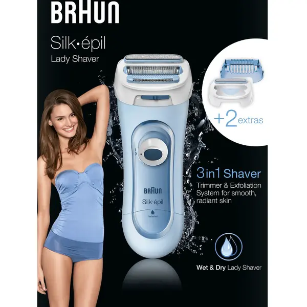 Braun Lady Style 5160 dámský holicí strojek Blue