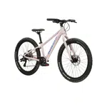 Juniorské dívčí kolo Kross LEA JR 2.0 24" - model 2025 S (12", 130-150 cm) růžová / fialová / lesk