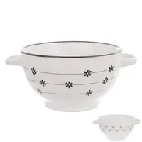 Miska keramická polévková FLOWER 0,75 l