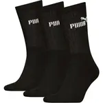 Puma ELEMENTS UNISEX CREW SOCK 3P Sada ponožek, černá, velikost 43-46