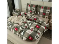 Flanelové obliečky z mikrovlákna CHRISTMAS SOCKS zelené Rozmer obliečky: 2 ks 70 x 90 cm | 200 x 220 cm