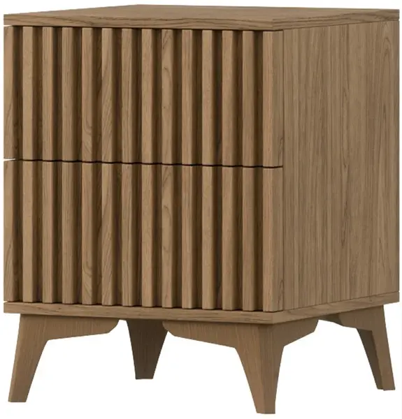 Nočný stolík ENTSIAN 40x40cm, dub artisan