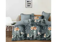 Bavlněné povlečení EDELORA šedé Rozměr povlečení: 70 x 90 cm | 140 x 200 cm