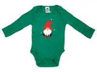 Dětské body s dlouhým rukávem CHRISTMAS BOYS zelené - různé velikosti Velikost: 62 - 68