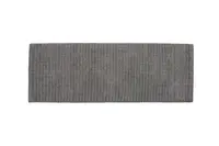 Vlnený koberec MILTON 200x70 cm, sivý