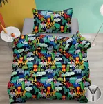 Bavlnené obliečky ZOO farebné Rozmer obliečky: 70 x 90 cm | 140 x 200 cm