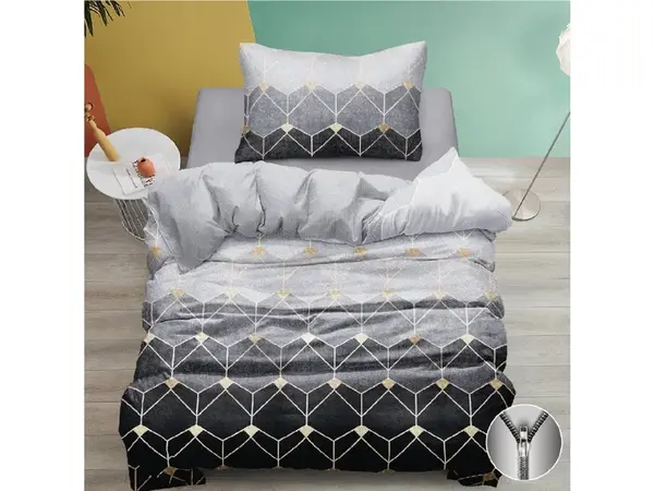 Bavlnené obliečky ATHENA sivé Rozmer obliečky: 70 x 90 cm | 140 x 200 cm