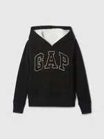 GAP Dětská sherpa mikina s logem - Holky