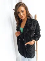 Dámská bunda z alpaky CREME Barva černá DSTREET