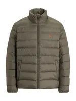 Polo Ralph Lauren Zimná bunda  olivová / oranžová