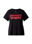 Levi's® Plus Tričko 'Perfect Logo Tee (Plus Size)'  červená / čierna