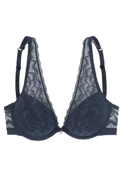 LASCANA Podprsenka  tmavomodrá