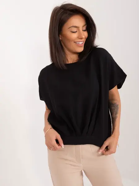 Blouse-D60103F11210A-black