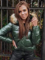 Dámská bunda FELLISA zelená Dstreet