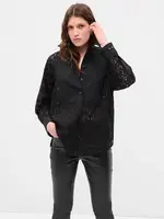 GAP Krajková košile oversize - Dámské