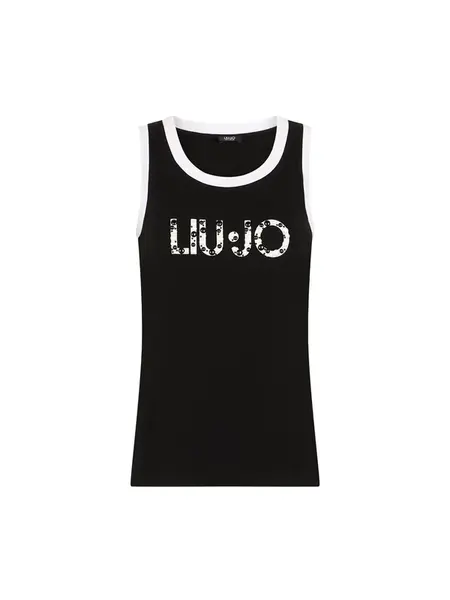 Liu Jo Top  čierna / šedobiela