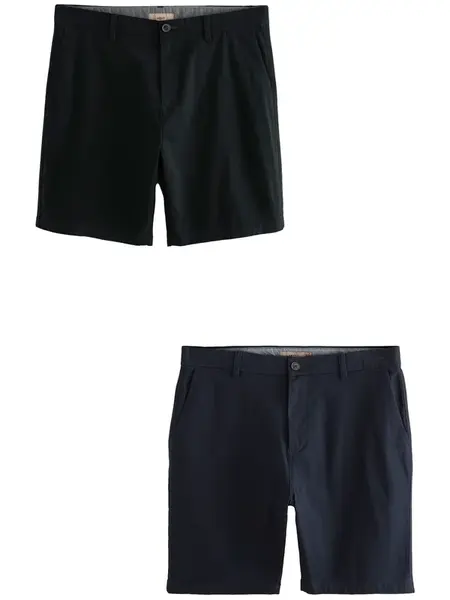 Next Chino nohavice  námornícka modrá / čierna