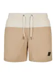 Urban Classics Plavecké šortky  béžová / tmavobéžová
