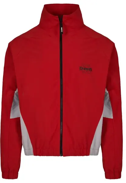 Dangerous DNGRS Prechodná bunda 'Lights'  sivá / červená / čierna