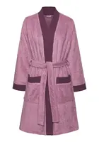 VIVANCE Krátky župan 'Dreams'  fialová / farba lesného ovocia