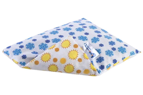 Medi Partners Thermofor with cherry seeds - Snowflakes sunflowers