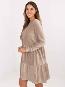 Dress-D10040Z30289-dark beige
