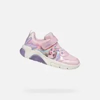 Pink Girls Sneakers Geox Fadinlight - Girls