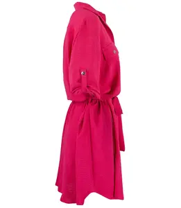 Pri Basic midi tunic shirt dress plus size MARIBEL