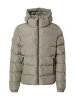 Superdry Zimná bunda  pastelovo zelená