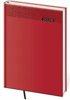 Diář 2026 denní A5 Gommato - červená