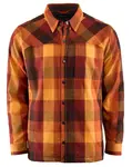 Grundéns košile bankside lined shacket lobster plaid - xxl