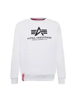 ALPHA INDUSTRIES Mikina  červená / čierna / biela