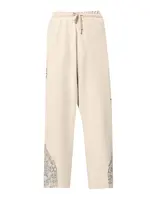 VAMOS CLO Nohavice  sivobéžová / čierna