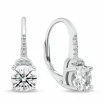 Brilio Silver Okouzlující stříbrné náušnice se zirkony EA117W