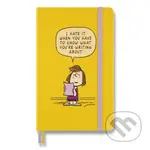 Moleskine - zápisník Peanuts (žltý) (limitovaná edícia, stredný, linajkovaný, pevná väzba)