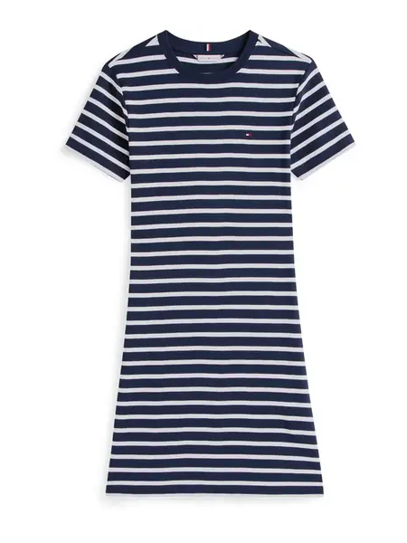 TOMMY HILFIGER Šaty 'NEW CODY'  námornícka modrá / biela