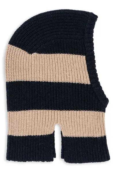 Dětský vlněný nákrčník Konges Sløjd VITUM BALACLAVA tmavomodrá barva, KS104039