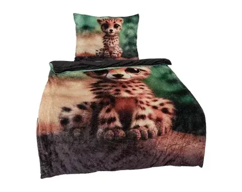 Detské obliečky Cashmere Touch, motív leopard%