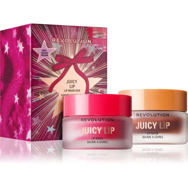Makeup Revolution Xmas 2025 Juicy Peptide vianočná darčeková sada na pery