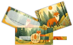 Set obálka vysouvací + čistící utěrka na brýle