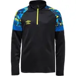 Umbro FORMATION QUARTER ZIP - JNR Detská športová mikina, čierna, veľkosť